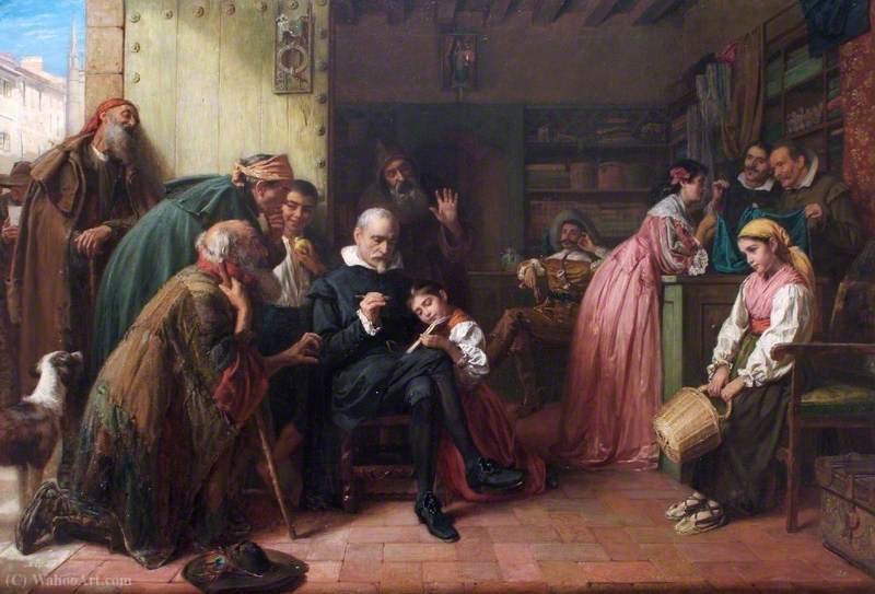 An Artist's Almsgiving — John Bagnold Burgess