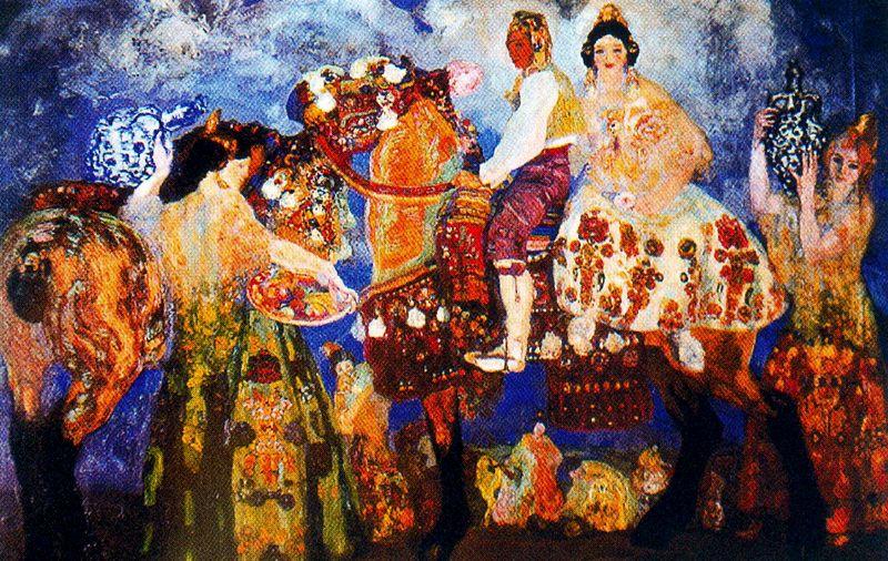 Peasents Of Gandía — Hermen Anglada Camarasa