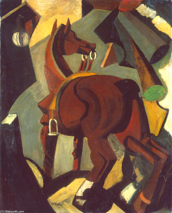 Saddled Horse — Mario Sironi