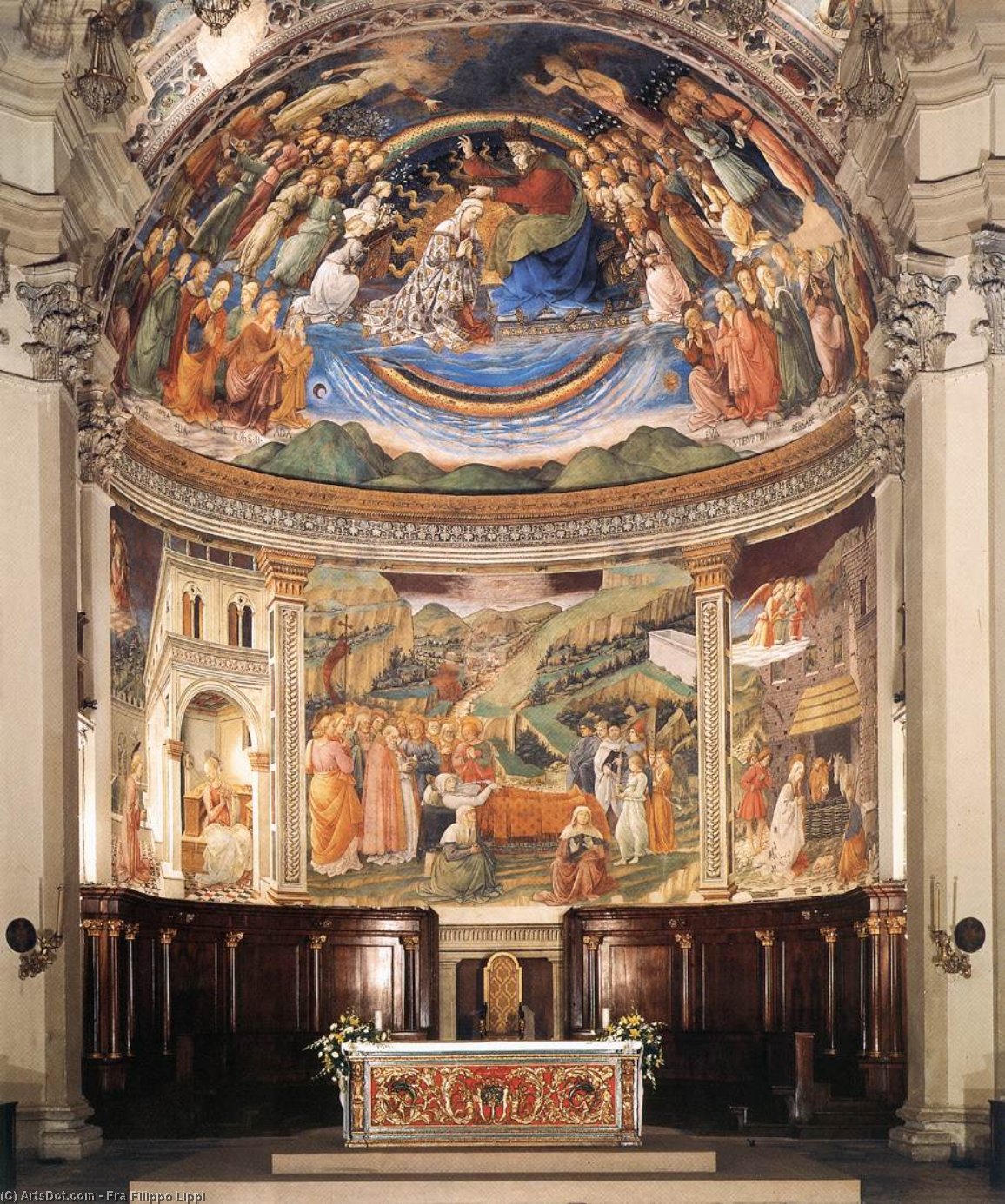 View Of The Apse Of The Cathedral — Filippo Di Tommaso Lippi