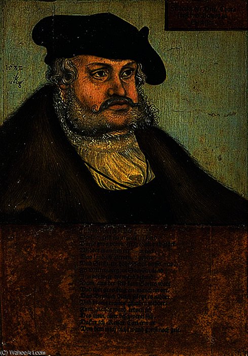 Frederick Iii, Elector Of Saxony — Lucas Cranach The Elder