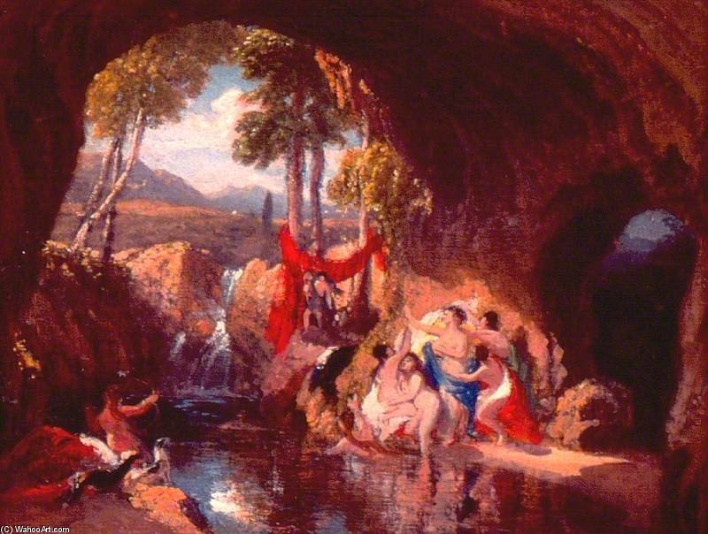 Diana And Acteon (the Bath Of Diana) — William Havell