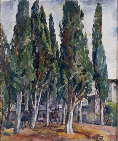 Crimea. Cypress. — Pyotr Konchalovsky