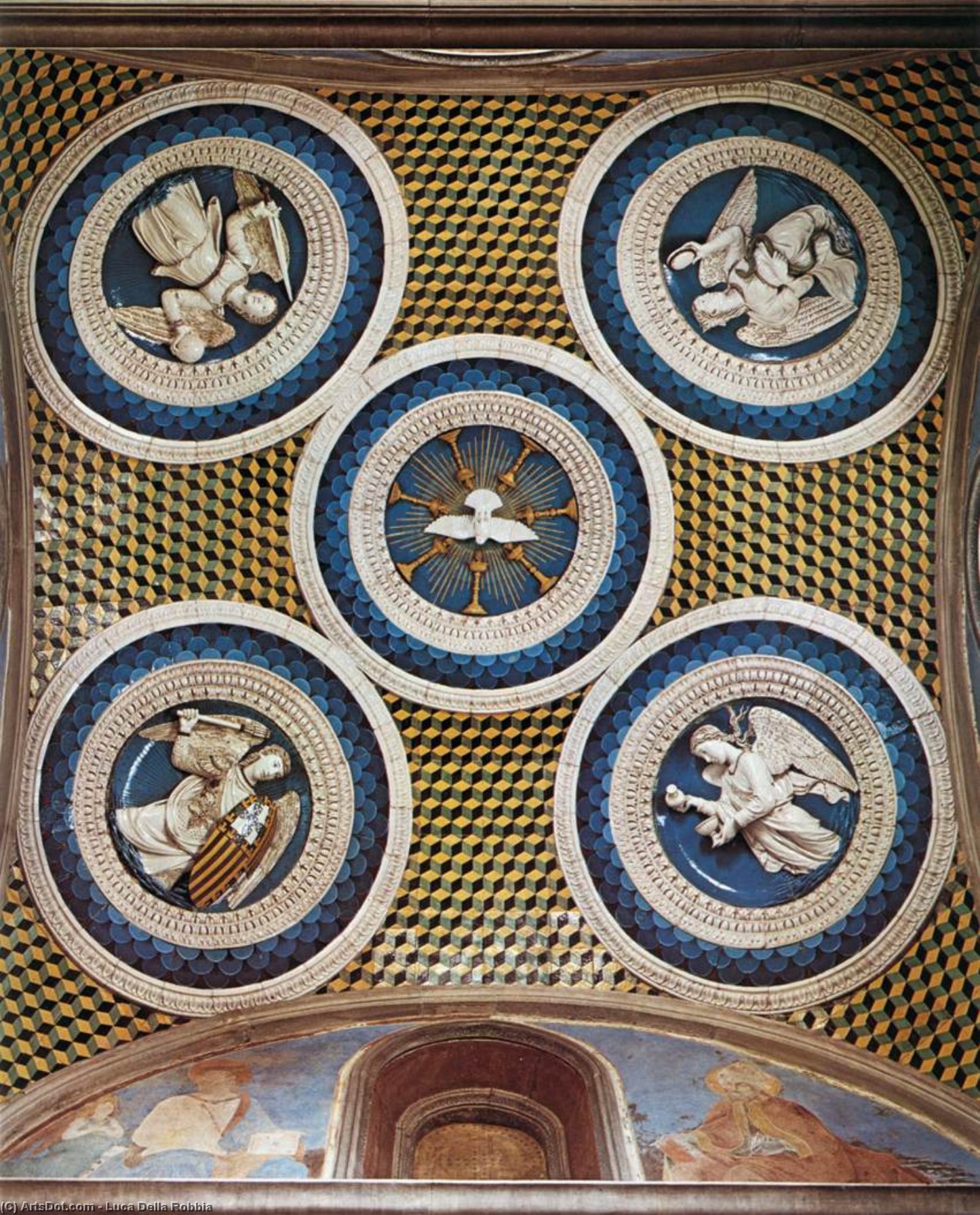 Ceiling Decoration — Лука Делла Роббиа