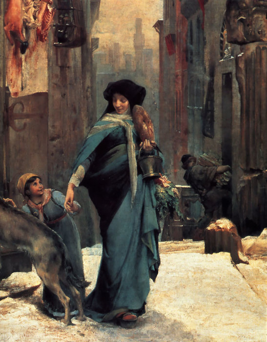 The Wolf Of Agubbio Detail — Luc Olivier Merson