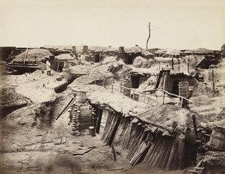 Quarters Of Men In Fort Sedgwick, Generally Known As Fort Hell — Timothy O'sullivan Alexander Gardner