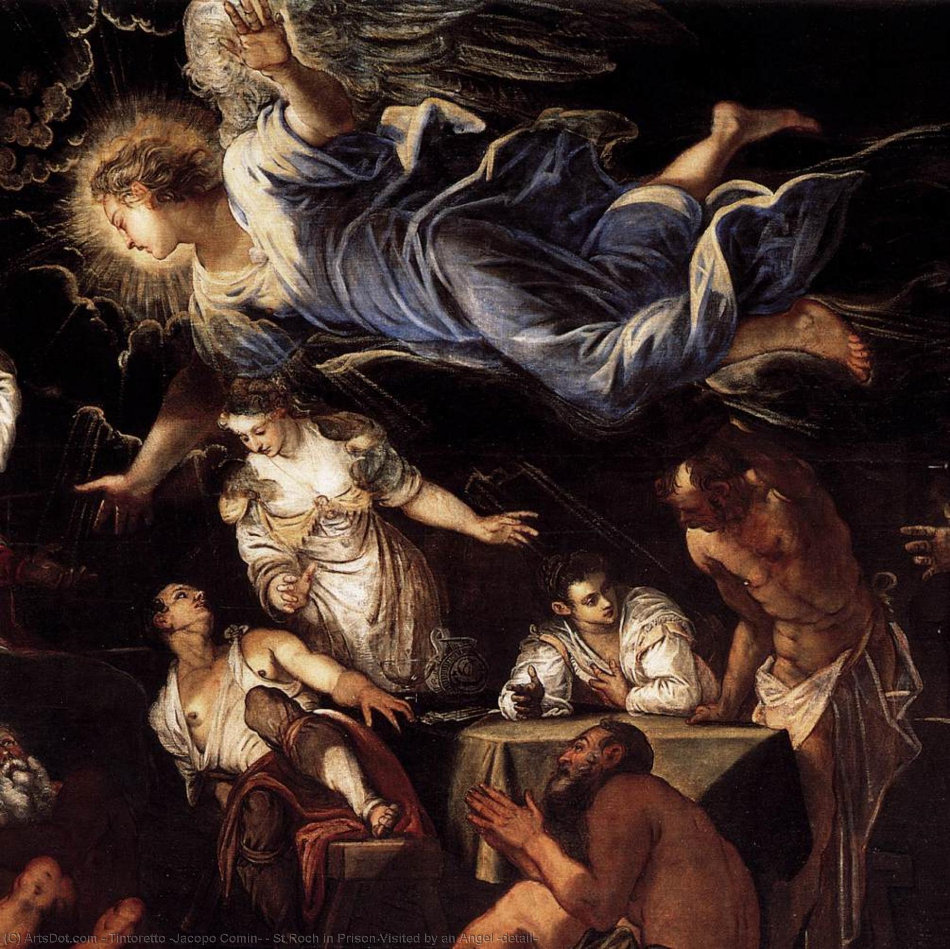 St Roch In Gefangenschaft Besucht Von Einem Engel — Tintoretto (jacopo Comin)