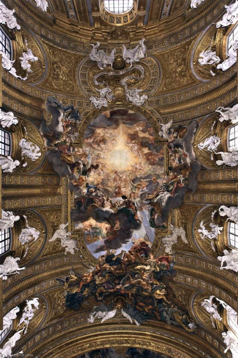 Nave Vault — Detto Baciccio Giovanni Battista Gaulli