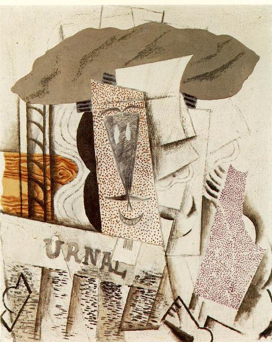Estudiante Con Periódico — Pablo Picasso