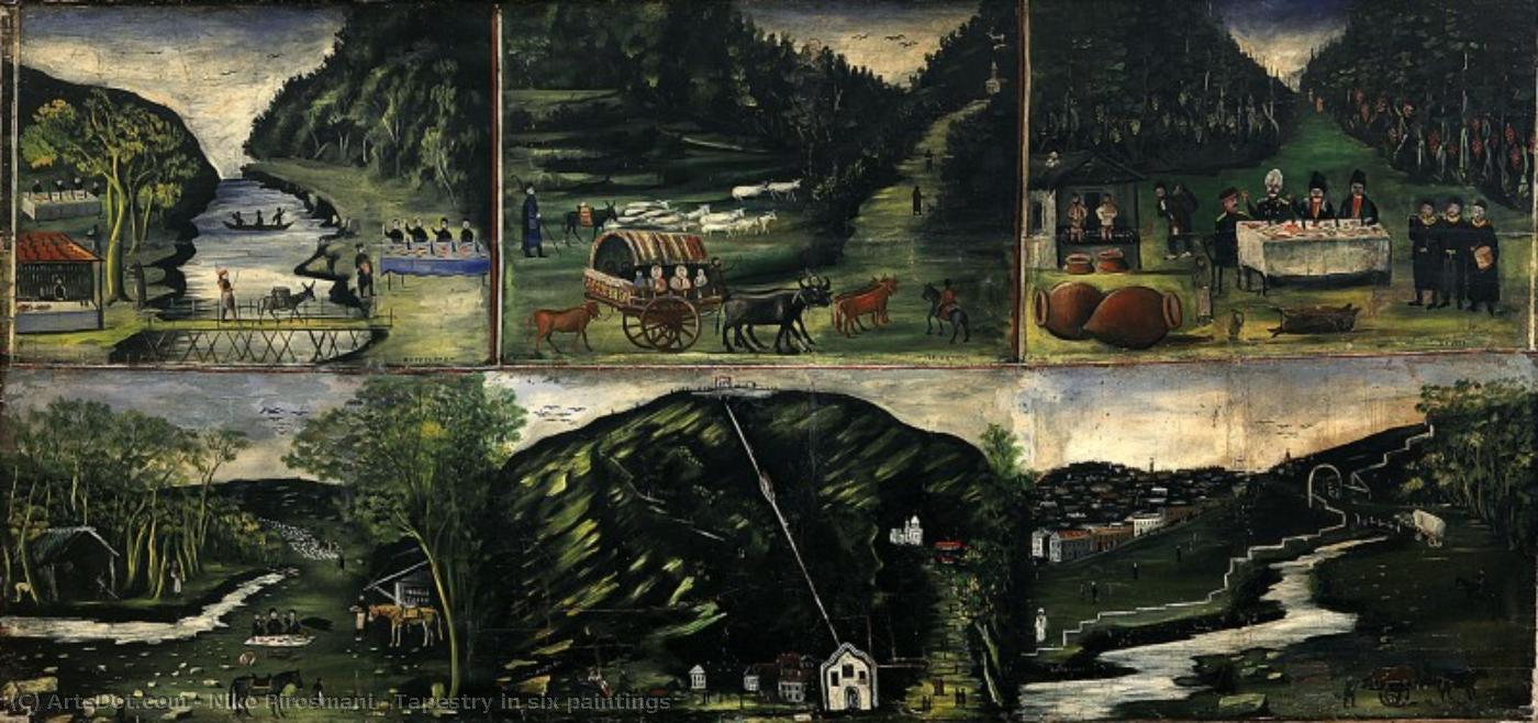 Tapestry In Six Paintings — Niko Pirosmani