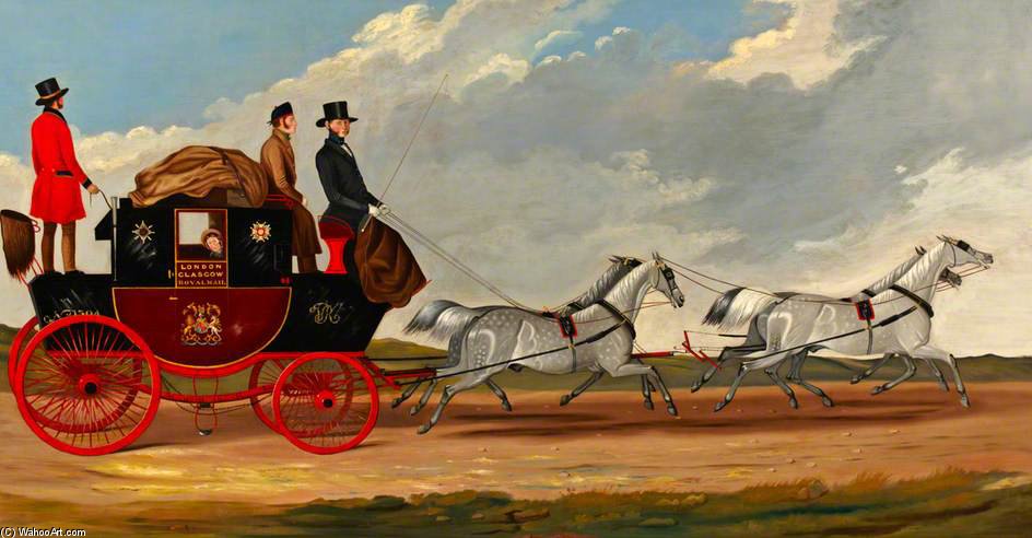 London To Glasgow Royal Mail On The Open Road — Edwin Cooper