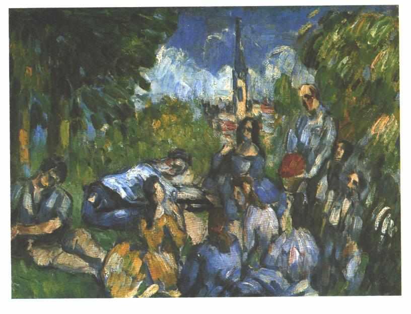A Lunch On The Grass — Paul Cézanne