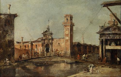 Tor Zum Arsenal In Venedig — Francesco Lazzaro Guardi