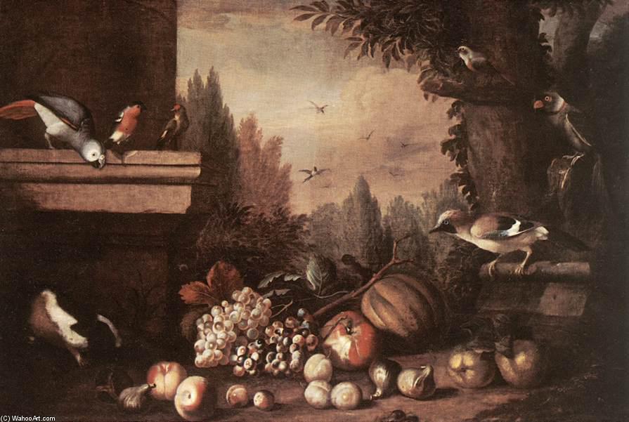 Fruit With Birds And Guinea-pig — Jakab Bogdány