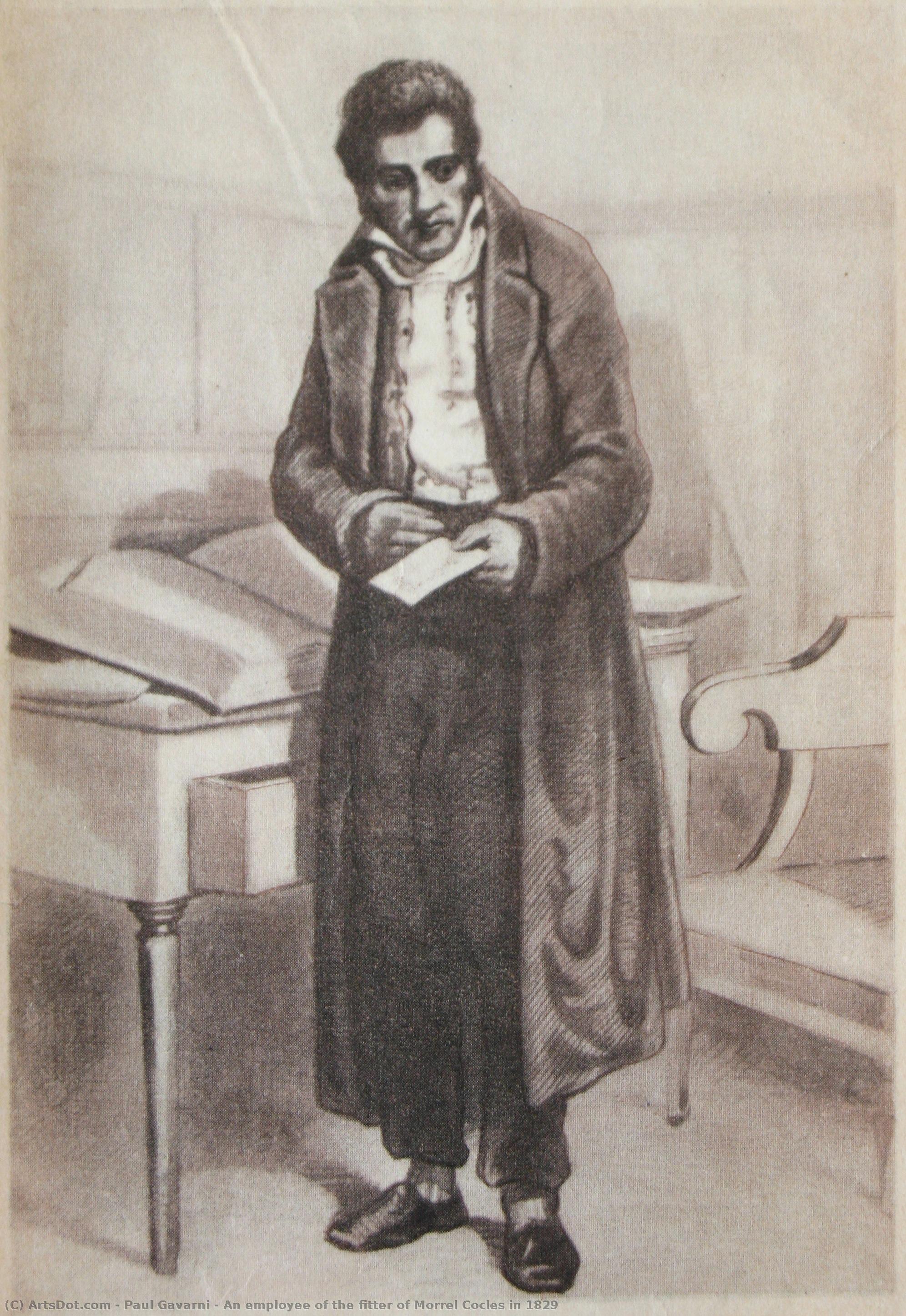 An Employee Of The Fitter Of Morrel Cocles In 1829 — Paul Gavarni