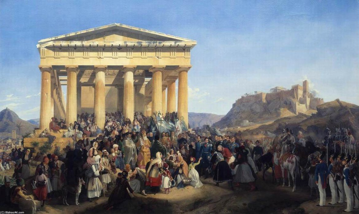 The Entry Of King Othon Of Greece In Athens — Peter Von Hess