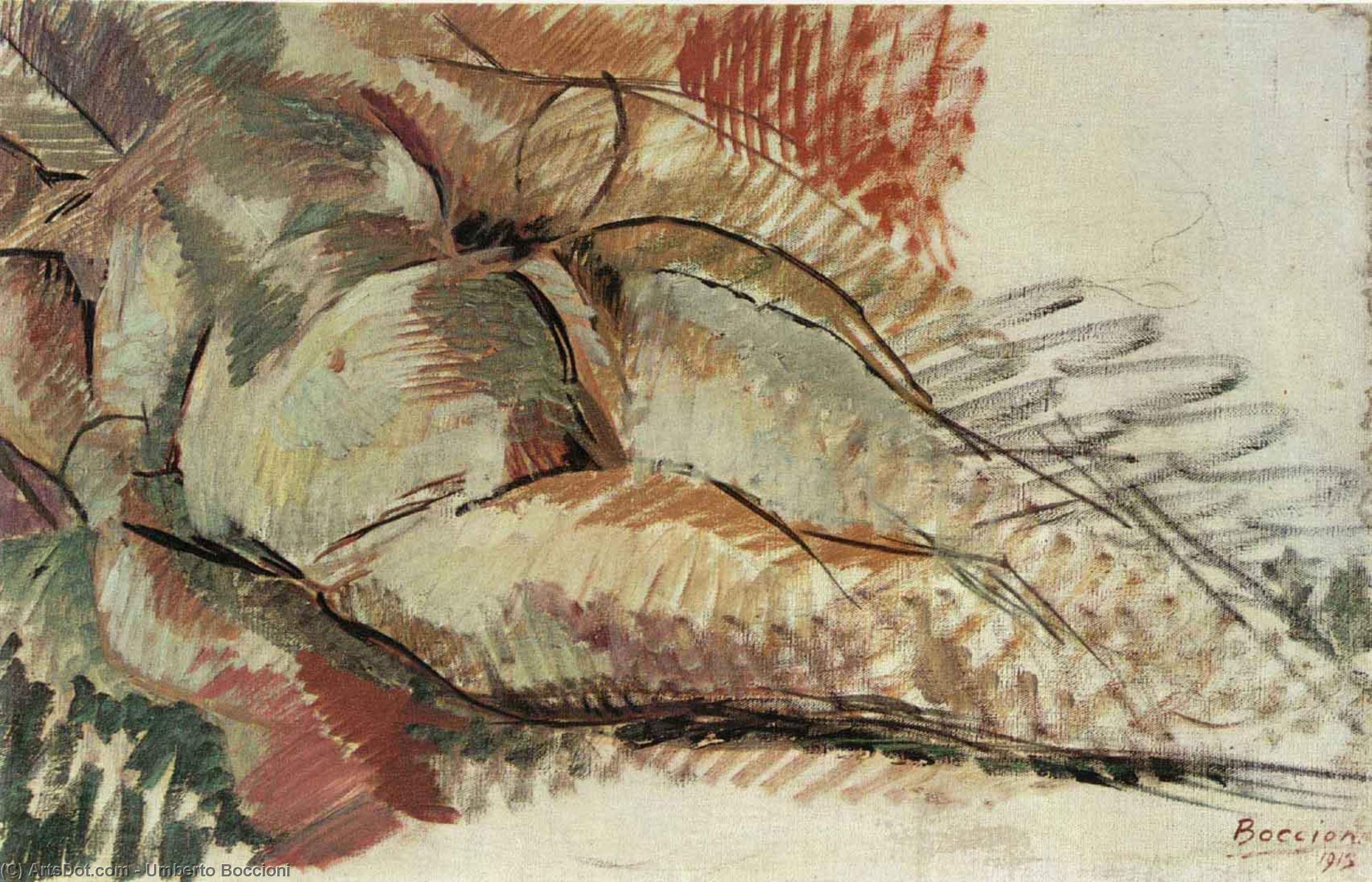 Simultaneous Nude — Umberto Boccioni