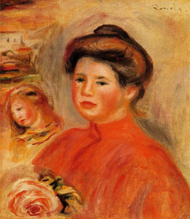 Gabrielle At Her Window — Pierre-auguste Renoir