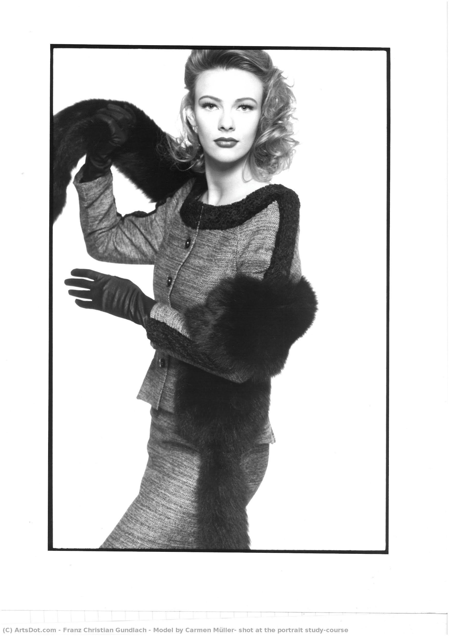 Model By Carmen Müller, Shot At The Portrait Study-course — Franz Christian Gundlach