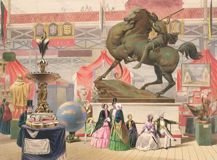 View Of The East Nave Of The Crystal Palace — John Absolon