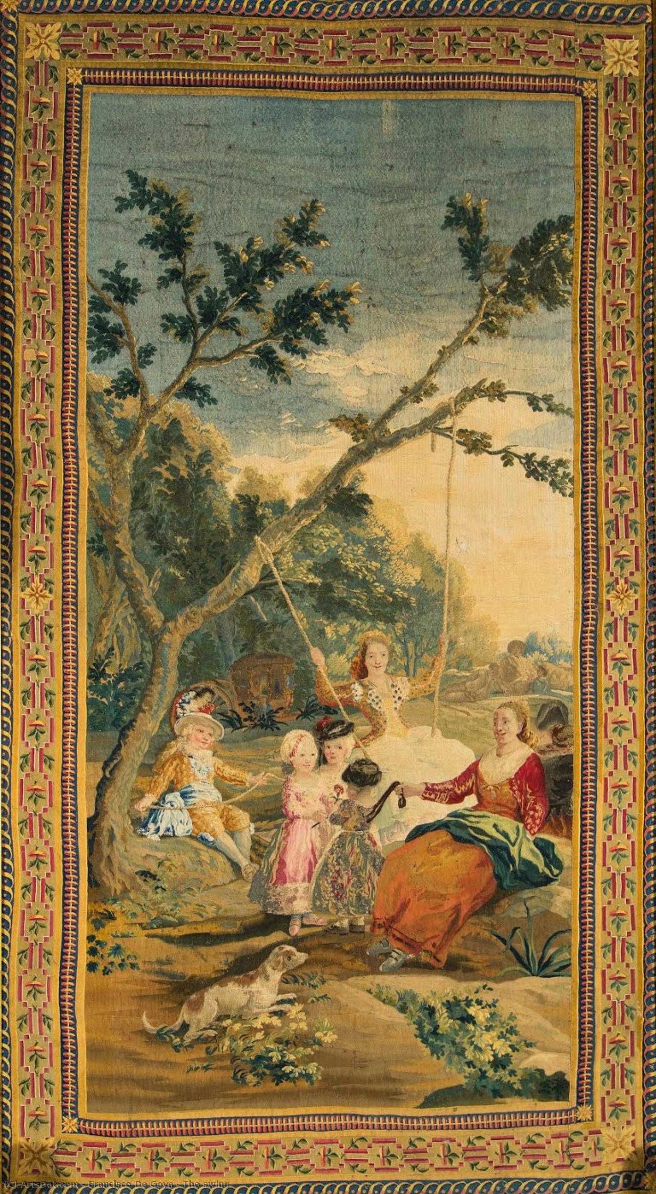 The Swing — Francisco José De Goya Y Lucientes