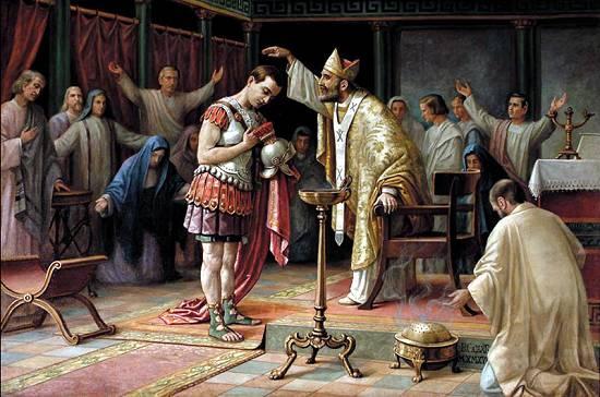 English Thou Shalt Be The Protector Of The Church Of Christ Português Serás O Defensor Da Igreja De Cristo — Benedito Calixto