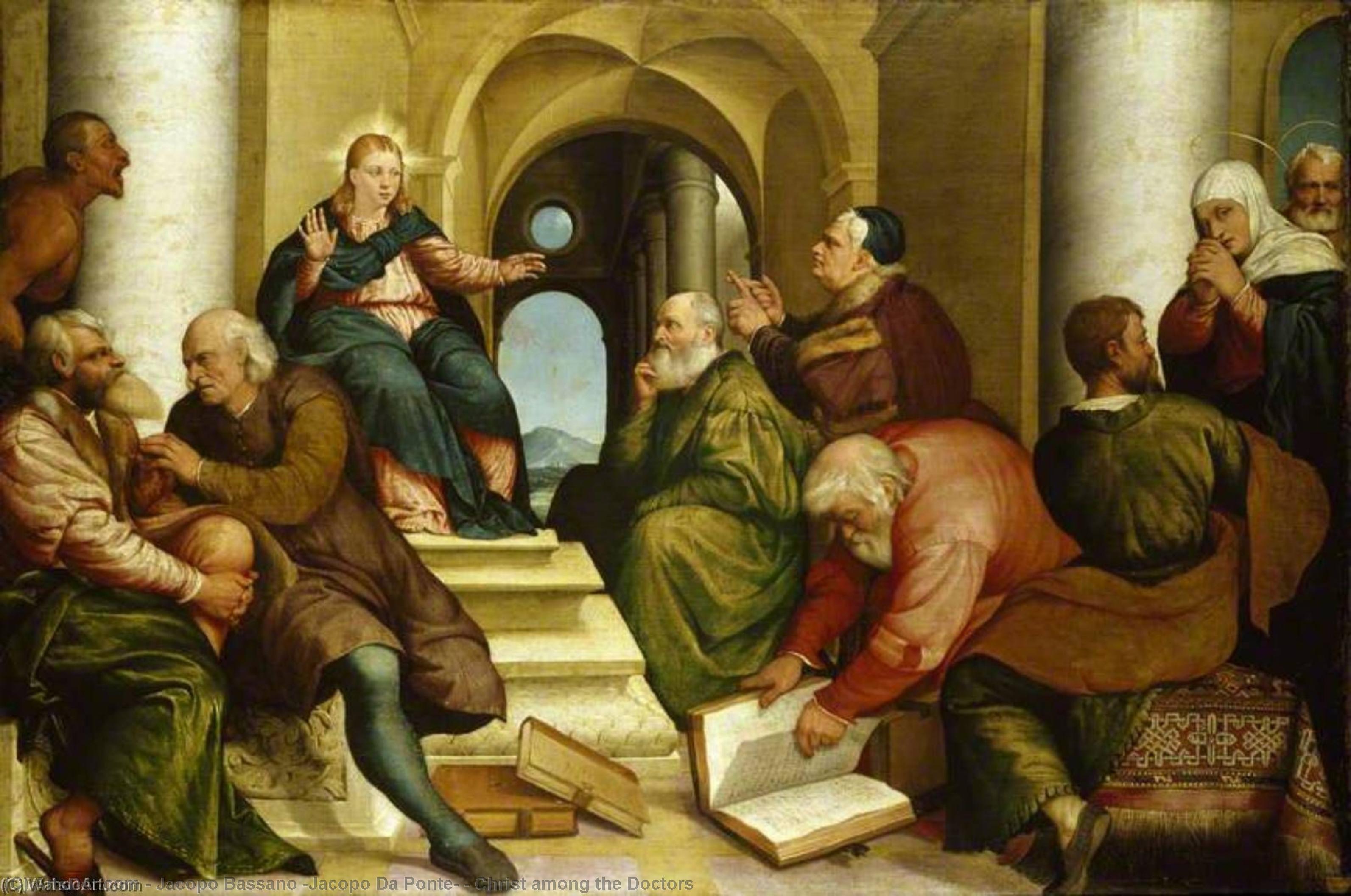 Christ Among The Doctors — Jacopo Bassano (jacopo Da Ponte)