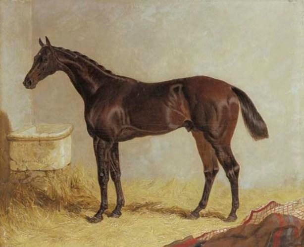 Birmingham, Winner Of The 1830 St. Leger Stakes, In A Stable — Джон Фредерик Хэрринг Старший