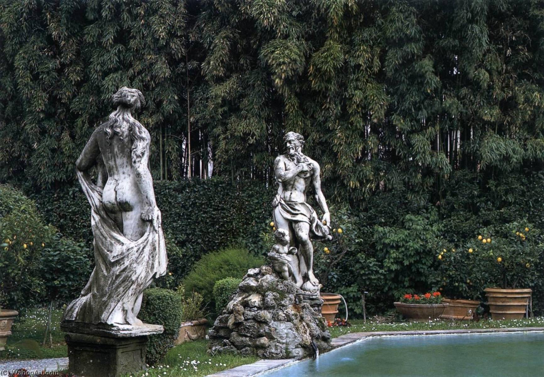 Palazzo Controni Pfanner View Of The Garden — Filippo Juvarra
