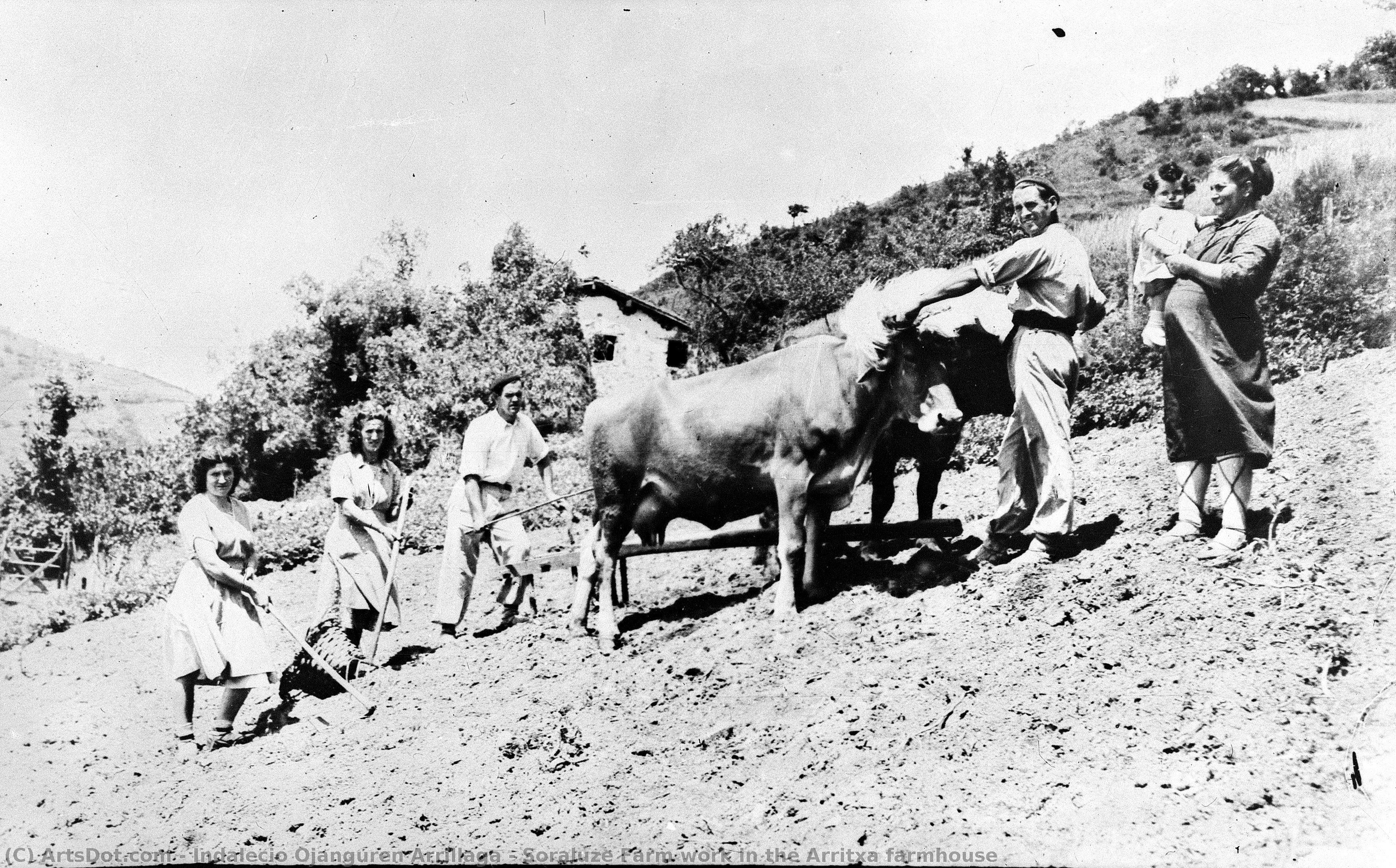 Soraluze Farm Work In The Arritxa Farmhouse — Indalecio Ojanguren Arrillaga