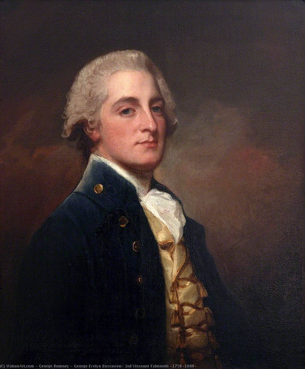 George Evelyn Boscawen, 3rd Viscount Falmouth (1758–1808) — George Romney