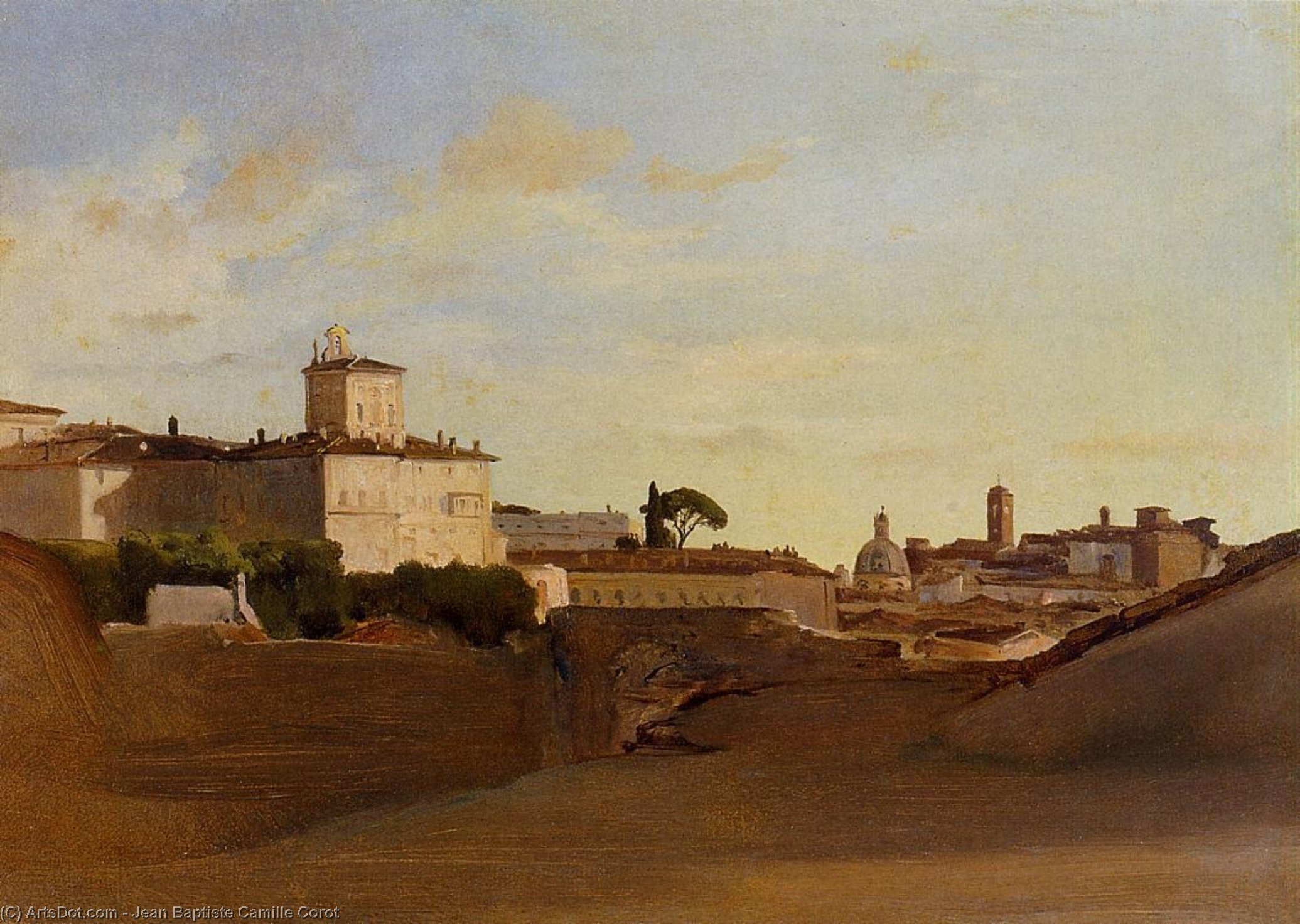 View Of Pincio, Italy — Žan-batist Kamil Korote
