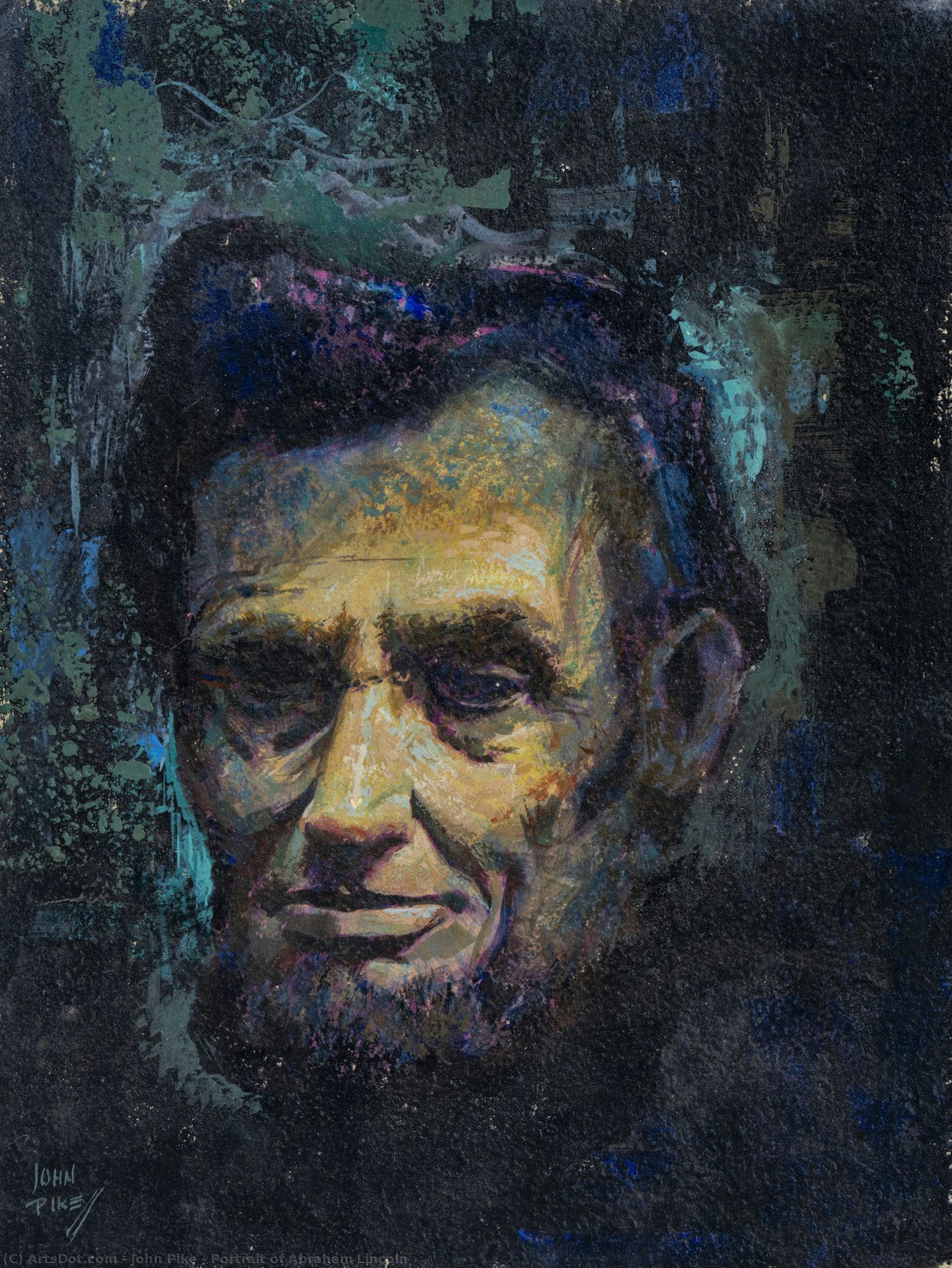 Portrait Of Abraham Lincoln — John Pike