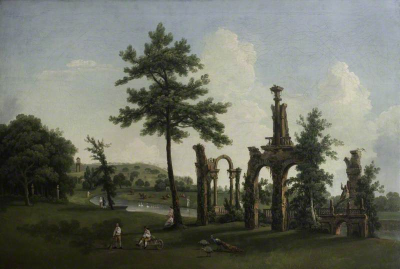 The Ruins, Shugborough — Nicholas Thomas Dall