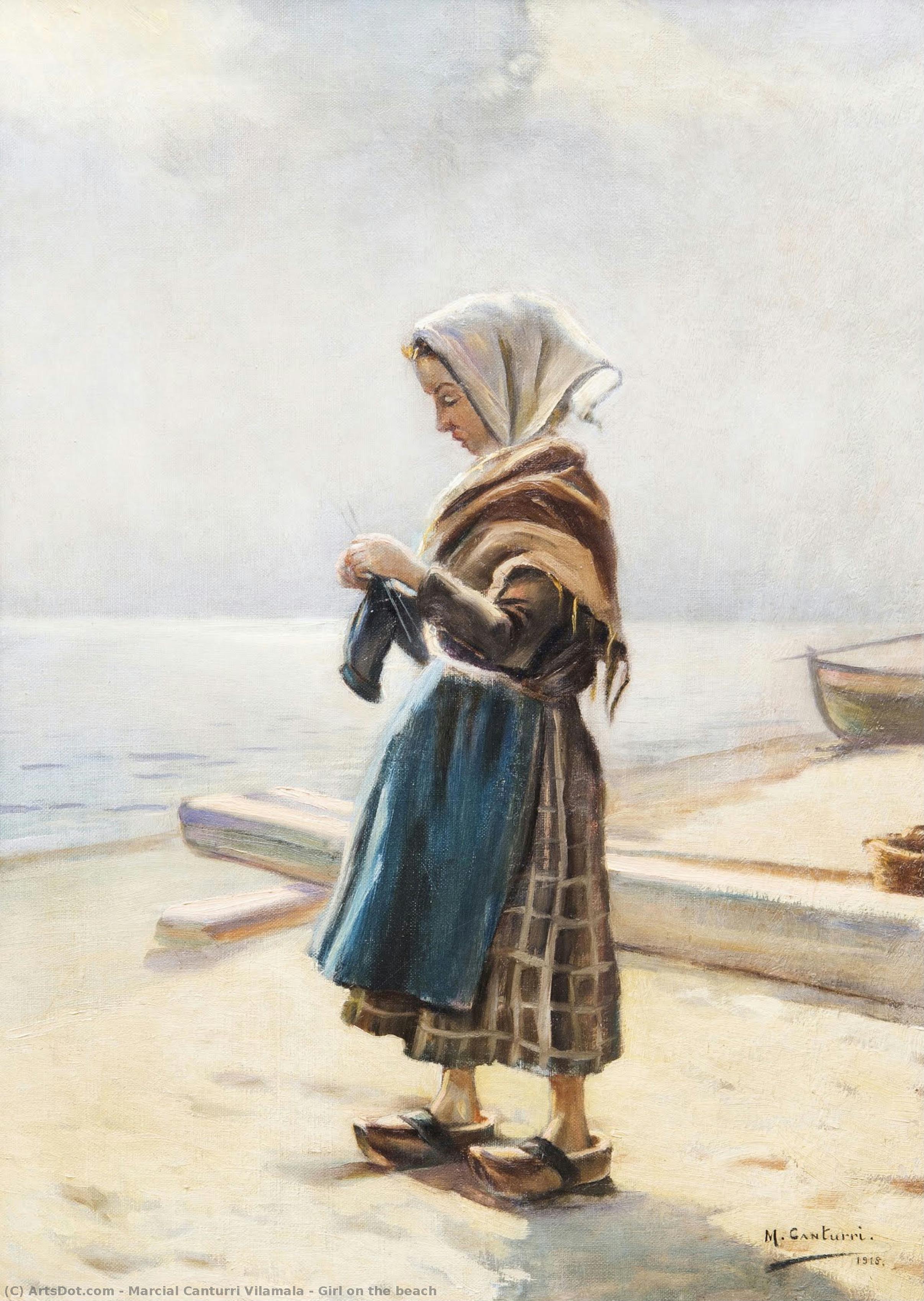 Girl On The Beach — Marcial Canturri Vilamala