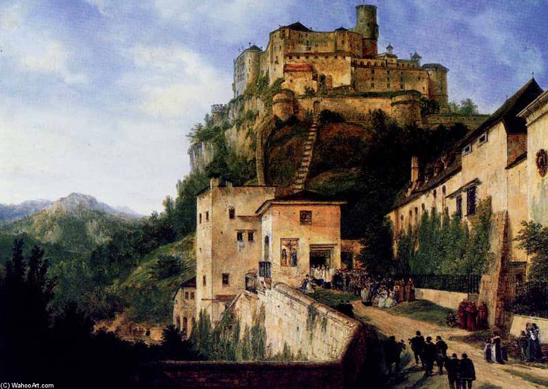 Festung Hohensalzburg In Salzburg — Domenico Quaglio