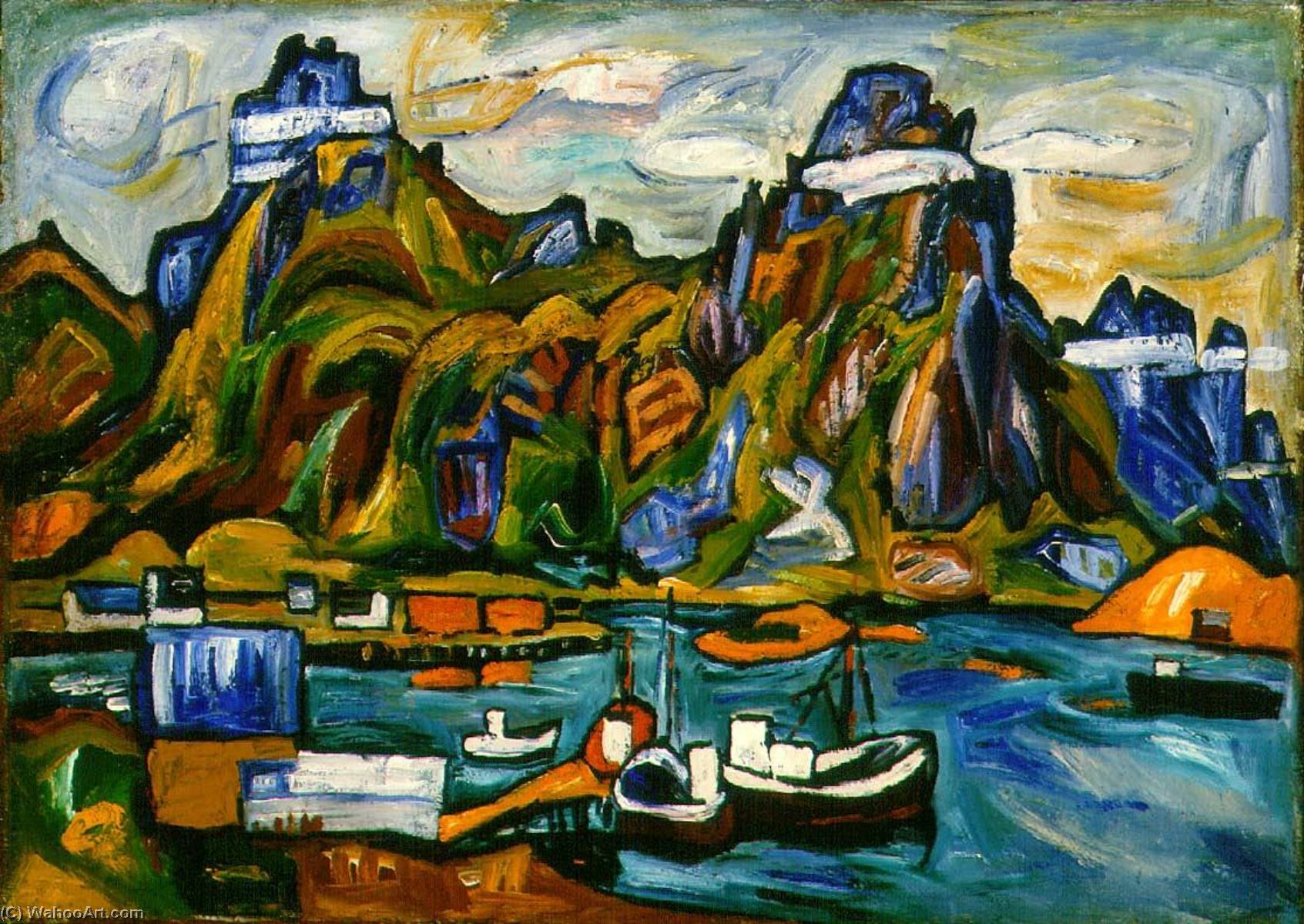 Harbor, Svolvaer, Lofoten — William H. Johnson