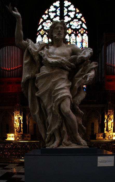 Belgium), Saint Paul's Cathedral, John The Baptist (wood) By Jean Del Cour — Jean De Liège