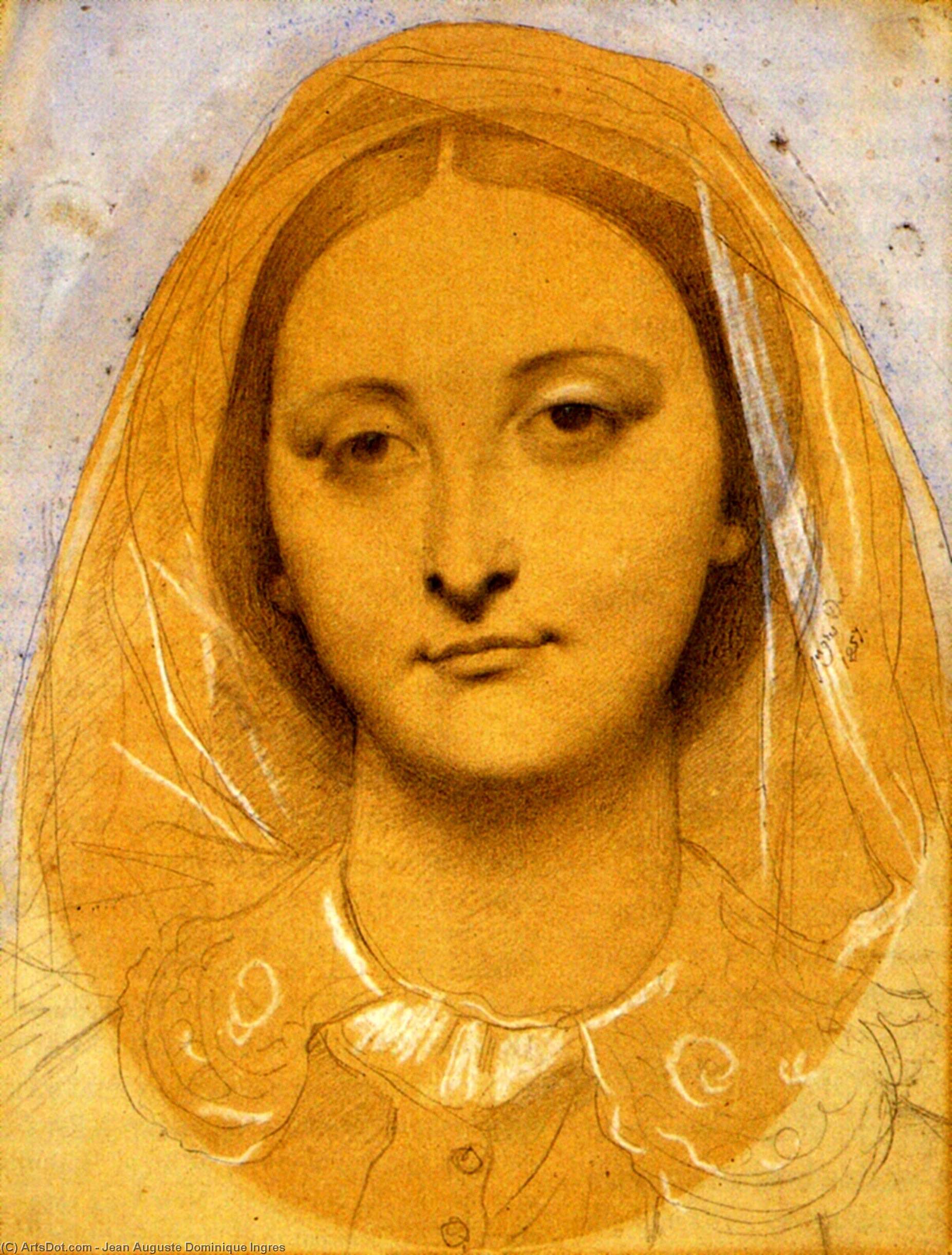 Mademoiselle Mary De Borderieux — Jean-auguste-dominique Ingres