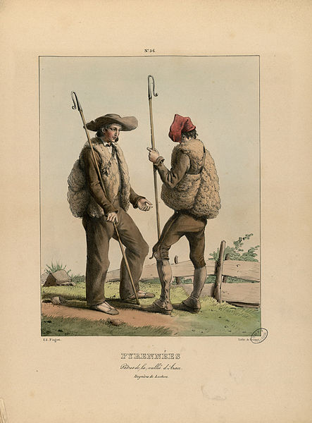 Shepherds Of The Aran Valley, Bagneres De Luchon — Edouard Pingret
