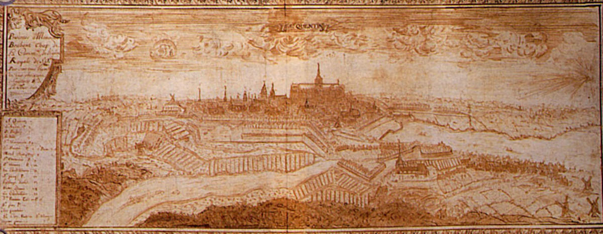 View Of The City Saint-quentin — Maurice Quentin De La Tour