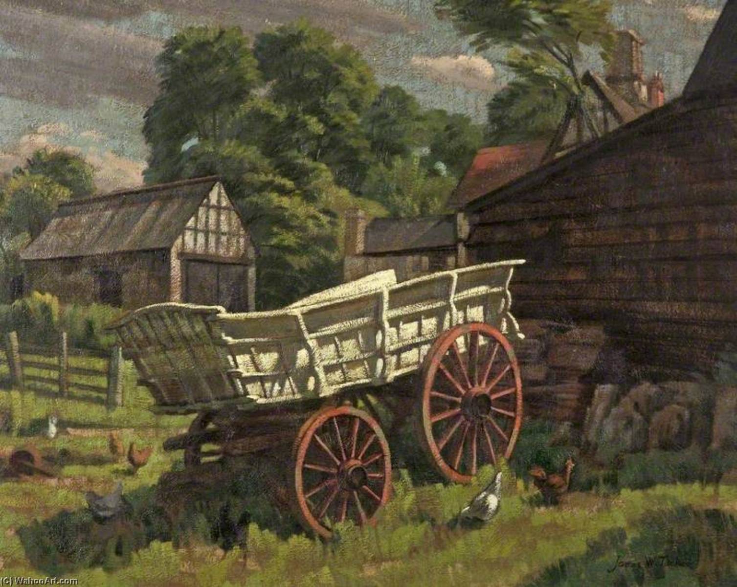 An Old Cotswold Wagon — James Walker Tucker