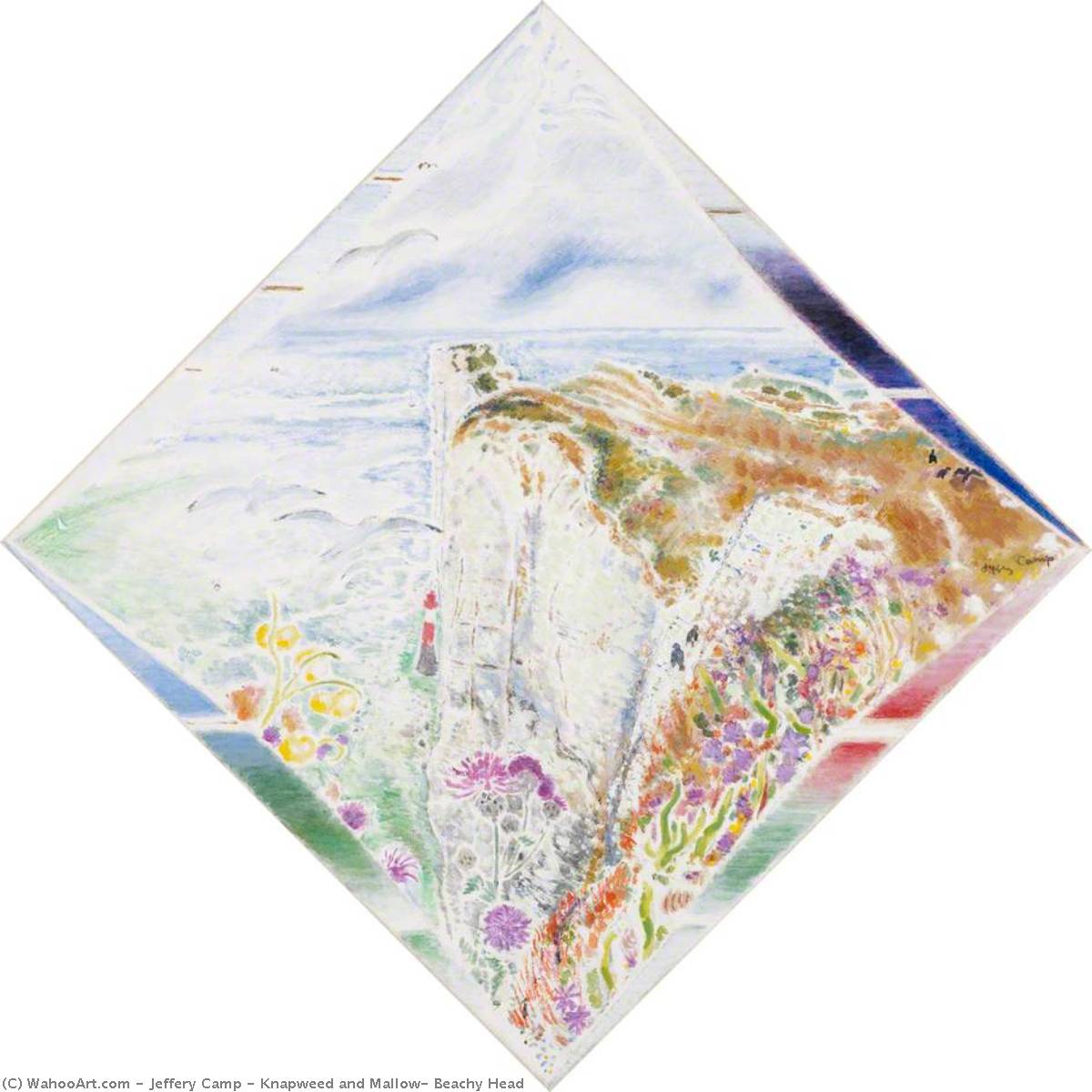Knapweed And Mallow, Beachy Head — Jeffery Camp