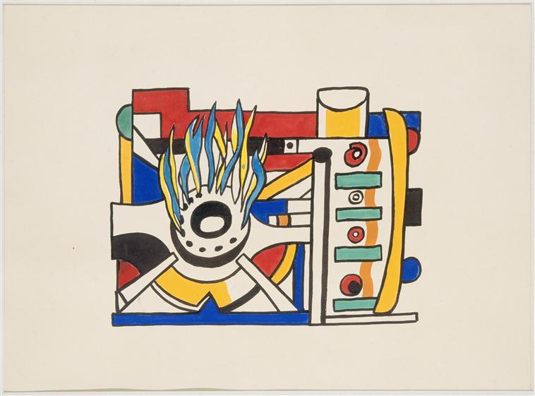 Models, Mosaic Project For Gaz De France Alforville — Fernand Léger