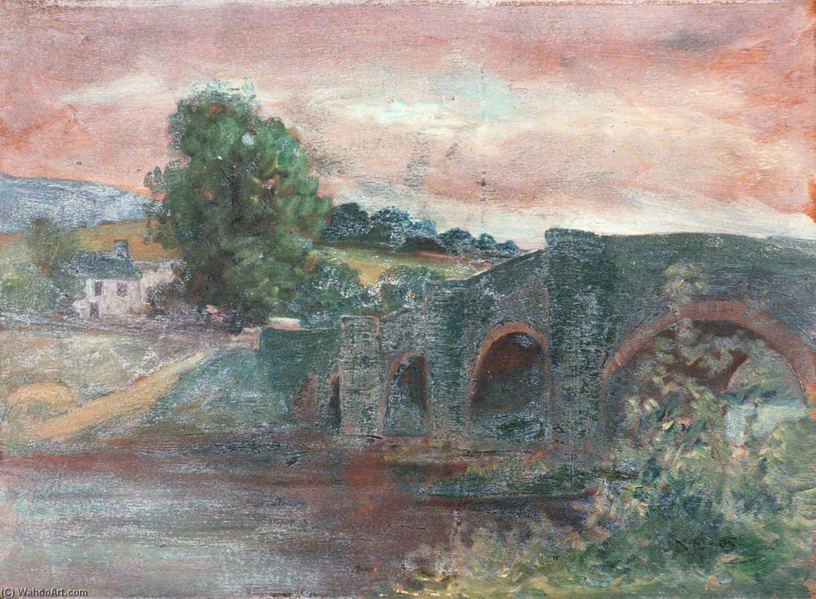 Dee Bridge At Cynwyd — John Kelt Edwards