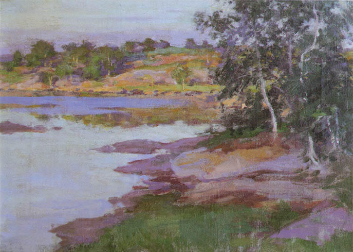 Inlet At East Boothbay Harbor — Willard Leroy Metcalf