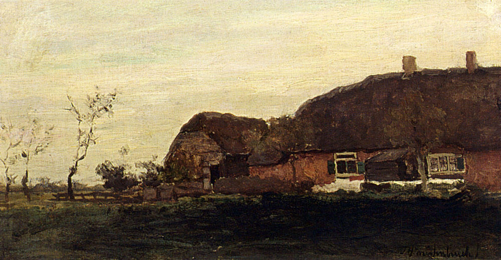 A Farmhouse In A Polder — Jan Hendrik Weissenbruch
