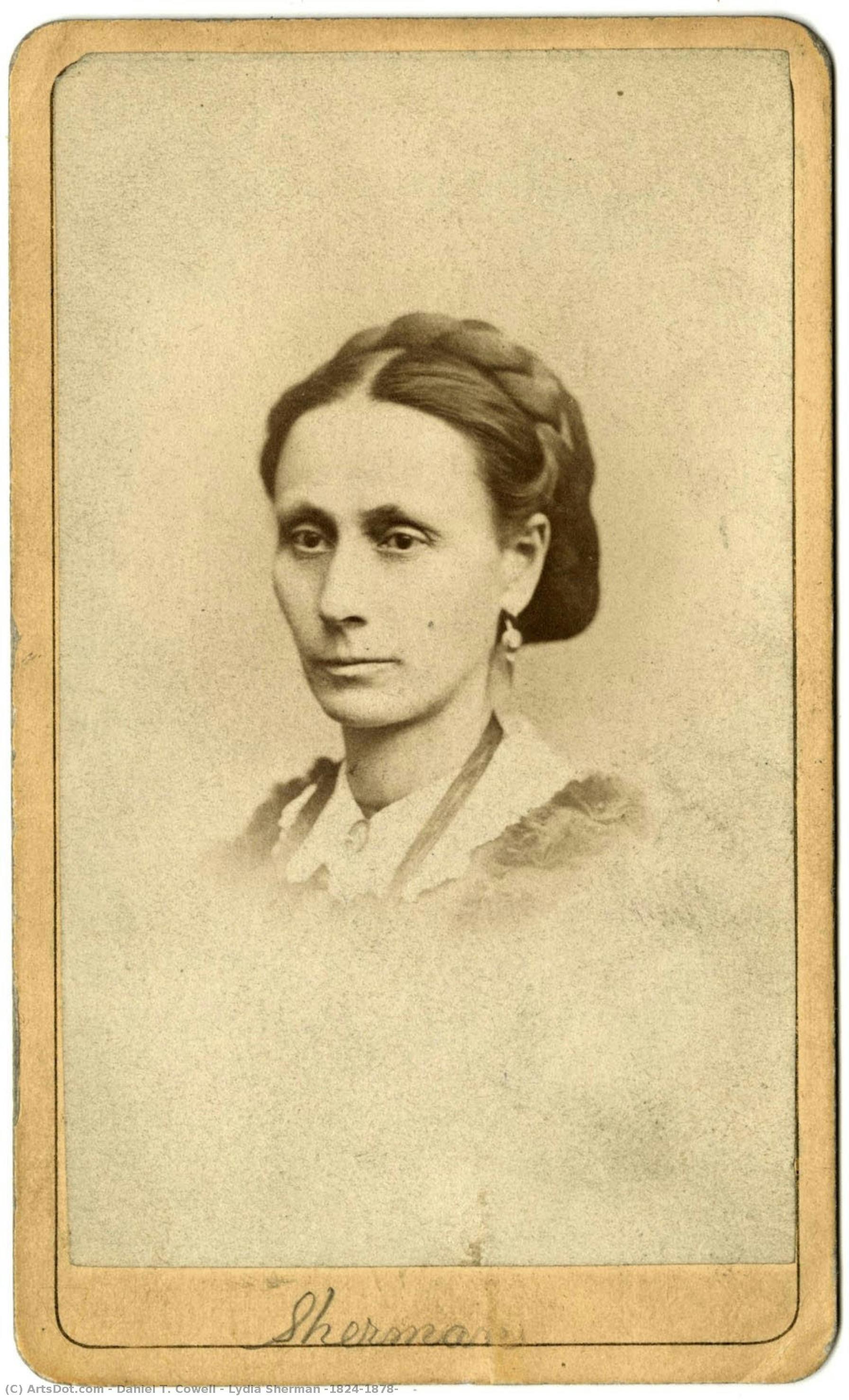 Lydia Sherman (1824-1878) — Daniel T. Cowell