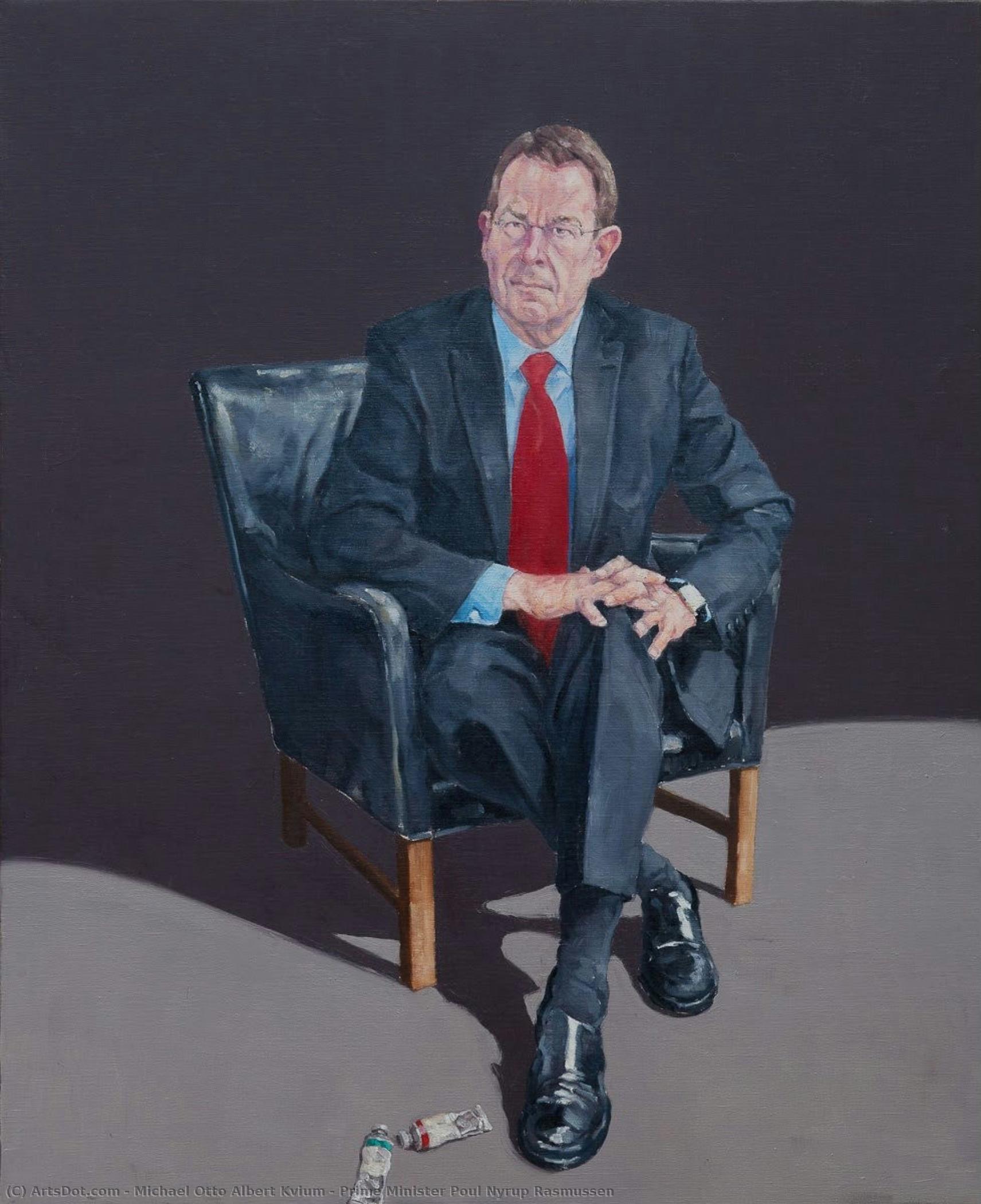 Prime Minister Poul Nyrup Rasmussen — Michael Kvium