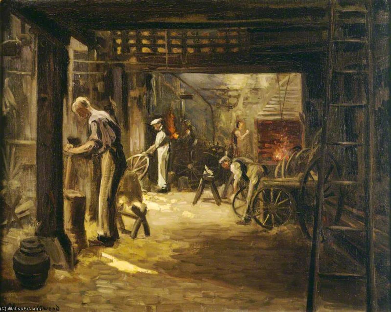 Interior Of The Coach Wheelwright's Shop At 4 1 2 Marshall Street, Soho, London — Clare Atwood
